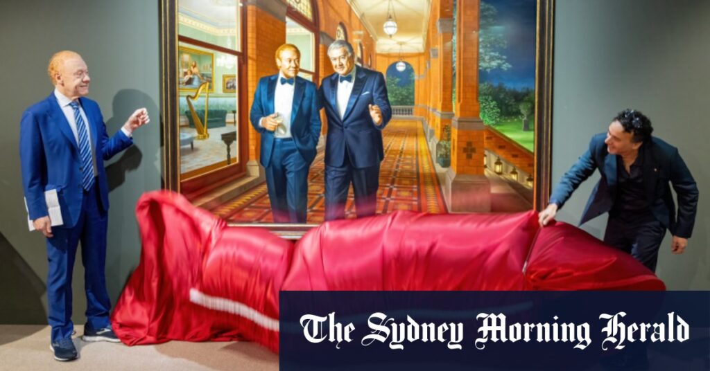 Anthony Pratt reveals a portrait fit for a king – but what’s that through the window?