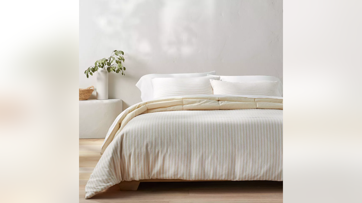 Switch out your comforter set for a more comfortable option.