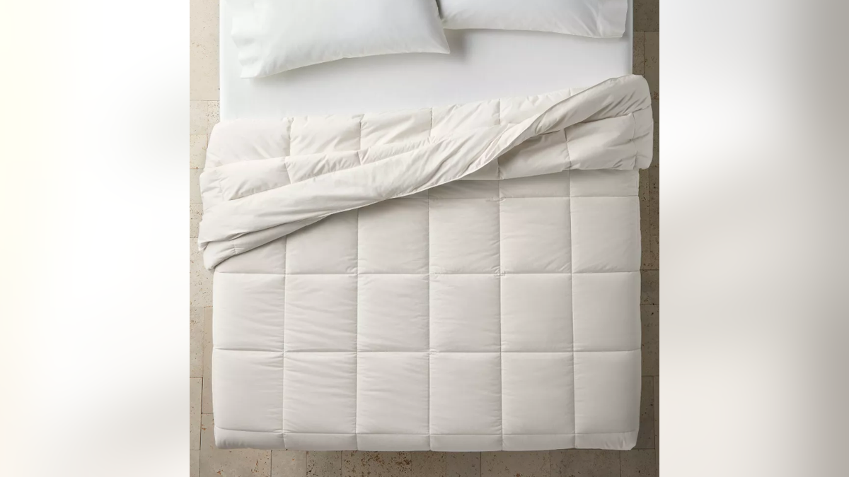 Stay cool during the summer with a down comforter.