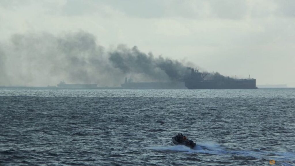 Oil tanker in collision near Pedra Branca did not flee, but had drifted away: Malaysian authorities