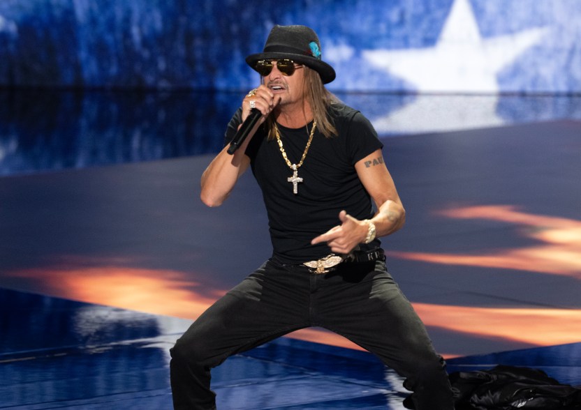 Donald Trump officially accepts the Republican presidential nomination on stage on the fourth day of the Republican National Convention at the Fiserv Forum on July 18, 2024 in Milwaukee, Wisconsin.
