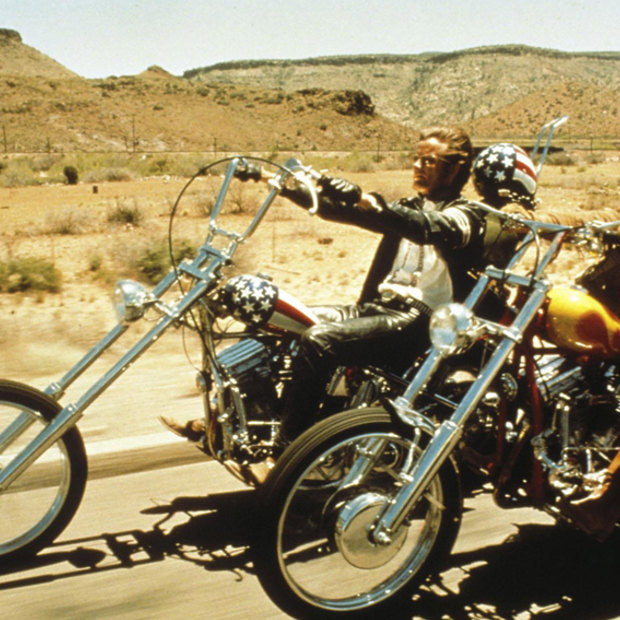 Peter Fonda (left) and Dennis Hopper in Easy Rider. John Setka could star in the remake.