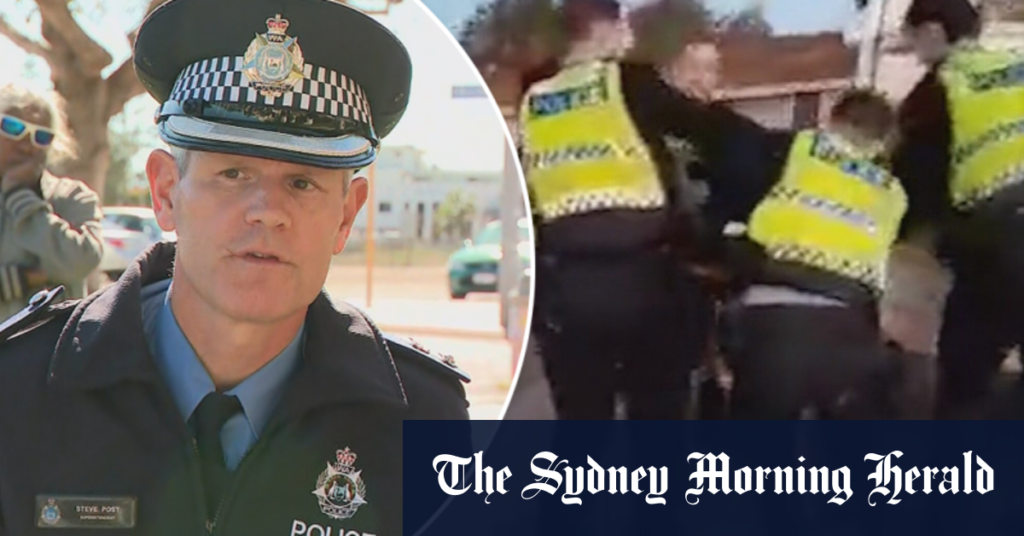 Elder injured while filming dramatic arrest of grandson