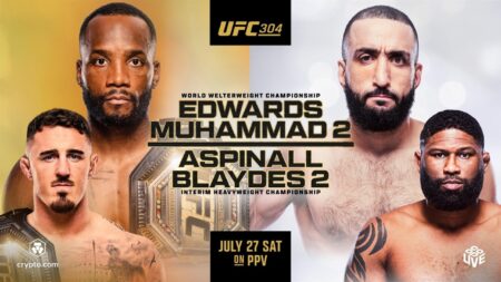 UFC 304 – Leon Edwards v Belal Muhammad and Tom Aspinall v Curtis Blaydes – Follow LIVE coverage