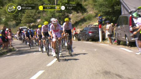 Tour de France controversy as Matteo Jorgenson steals KOM points from Richard Carapaz – ‘He’s just poked the bear!’ – Cycling video