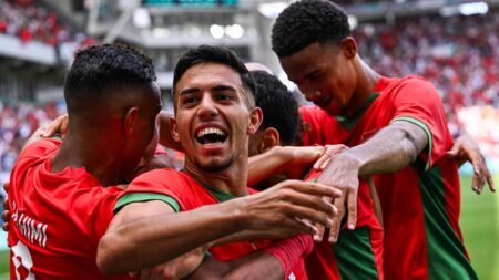 Paris 2024: Audacious Ilias Akhomach flick gives Morocco lead over two-time Olympic champions Argentina – Football video