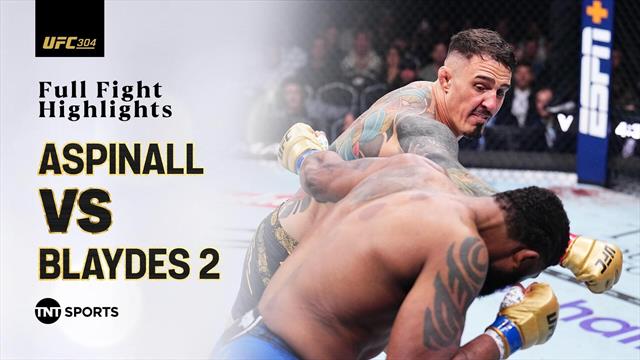 UFC 304 Highlights: Aspinall stops Blaydes to retain heavyweight title