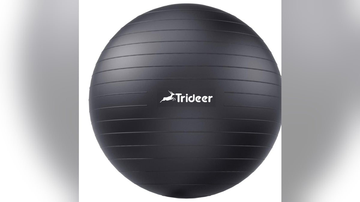 Switch out your office chair for an exercise ball.