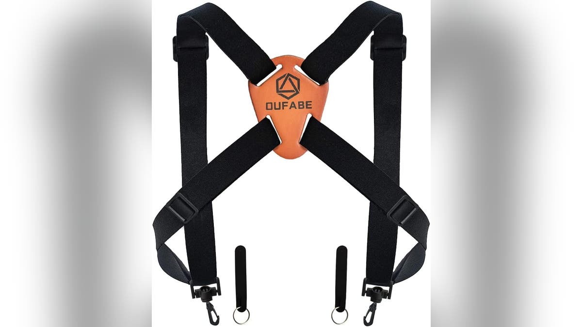 Carry your binoculars hands-free with a strap.
