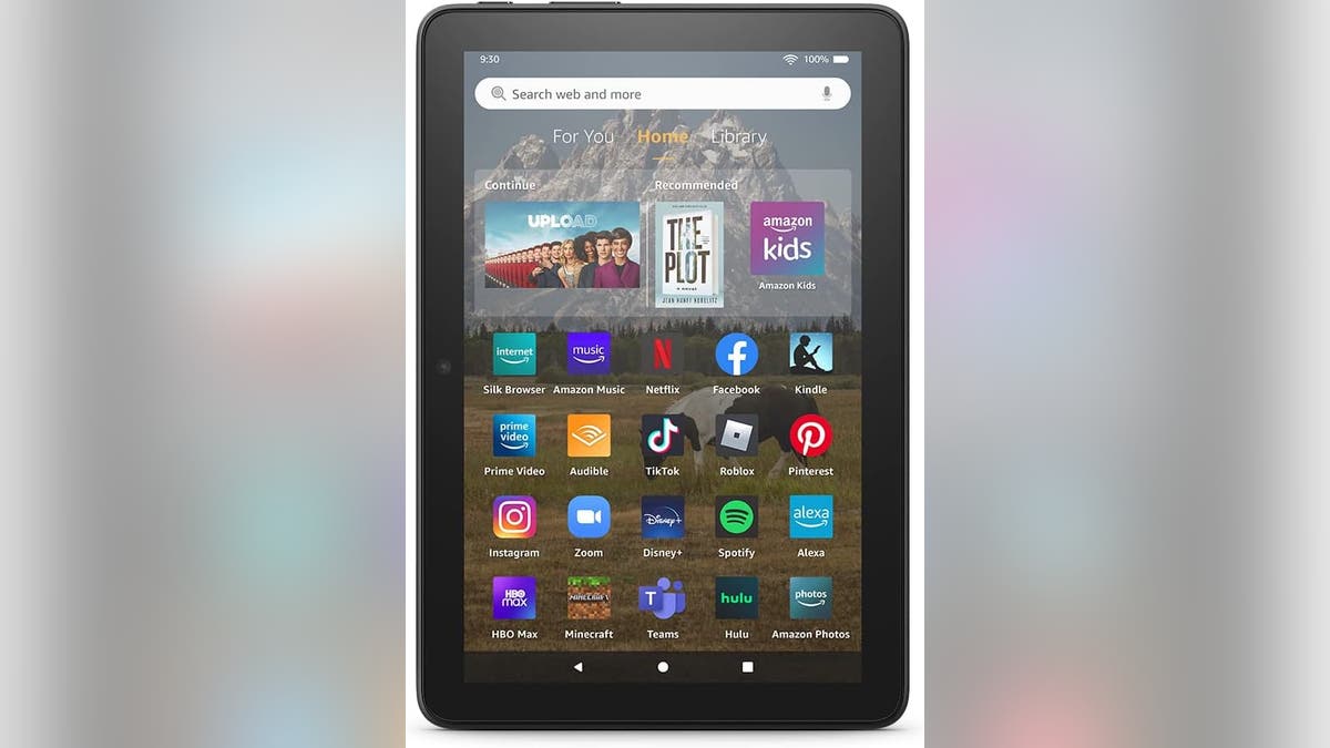Read books, check out social media and more on a Fire tablet.