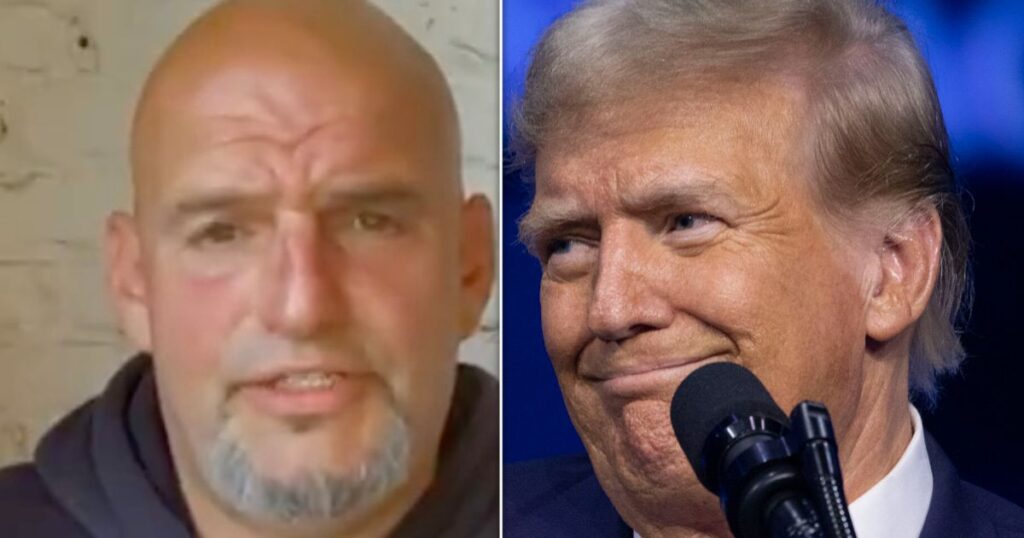 John Fetterman Gives Trump Brutal Reminder About Who ‘Kicked His Ass’ Once Already
