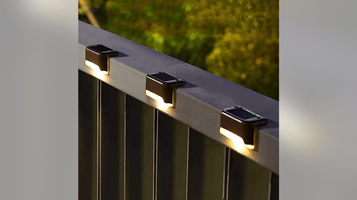 Make your deck a nice place to hang out, even at night, with some deck lights.