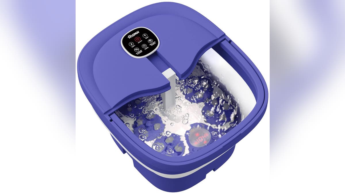 Give your feet a break with a foot bath.