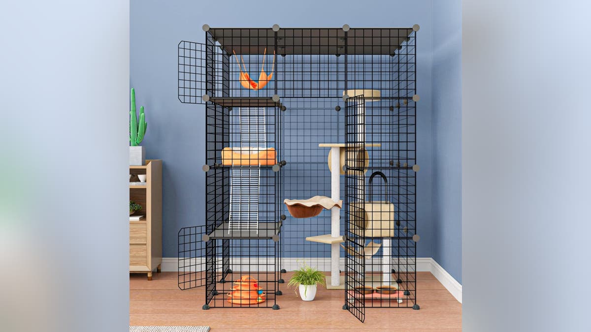 For an easy-to-set up catio, go with a metal option.
