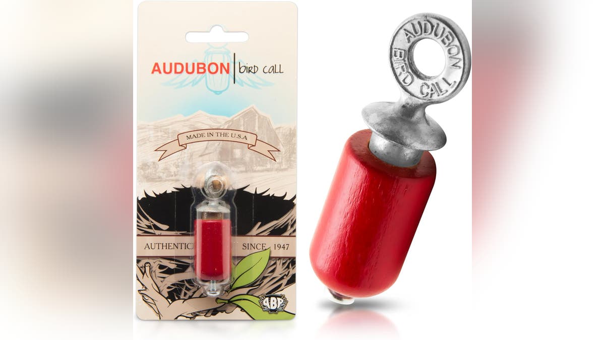 Attract all the birds to your area with a bird call.