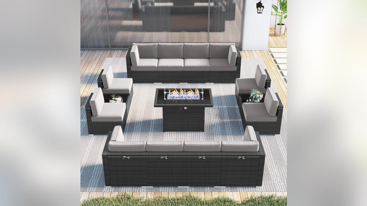 Get a huge patio set from Amazon.