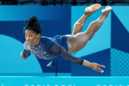Watch: Simone Biles hits stunning ‘Biles II’ vault at Paris Olympics practice