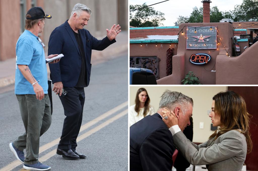 Smiling Alec Baldwin heads to celebratory dinner after ‘Rust’ involuntary manslaughter charges shockingly tossed