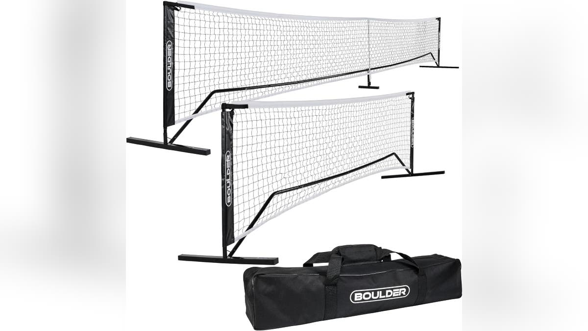 Play pickleball anywhere with your own set of nets.