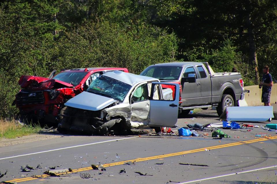 The fatal collision has closed a portion of the Trans-Canada Highway between Little River Rd and Lindburg Rd. DriveBC is urging travellers to expect delays and take alternative routes via Highway 97, 97A and 97B.
