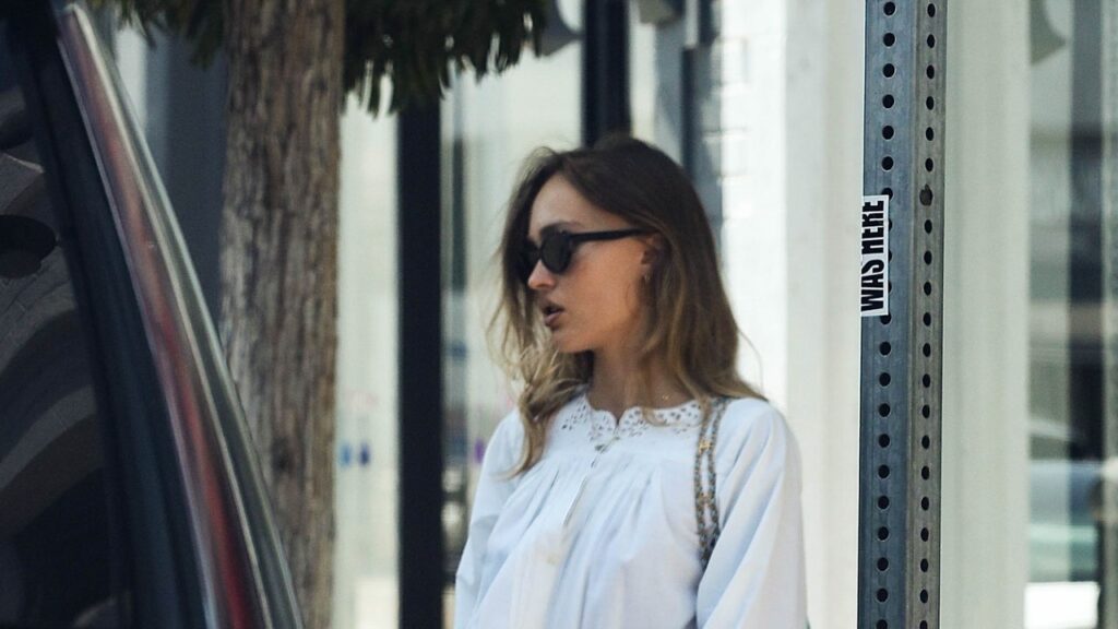 Lily-Rose Depp Ditches Her Pants to Beat the Heat