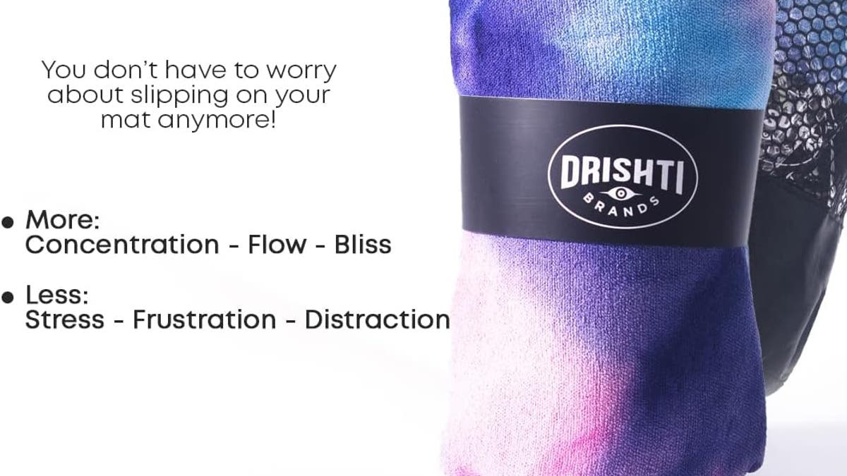 Try a yoga towel for extra absorbancy.