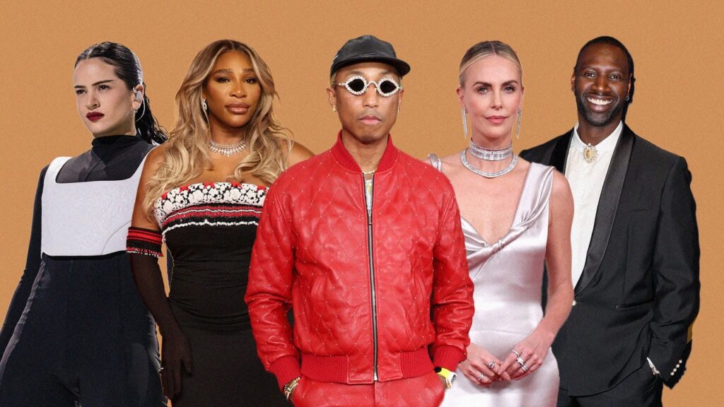 Pharrell Williams, Charlize Theron, Serena Williams, Rosalía, and Omar Sy Will Co-Host a Prelude to the Olympics at the Fondation Louis Vuitton
