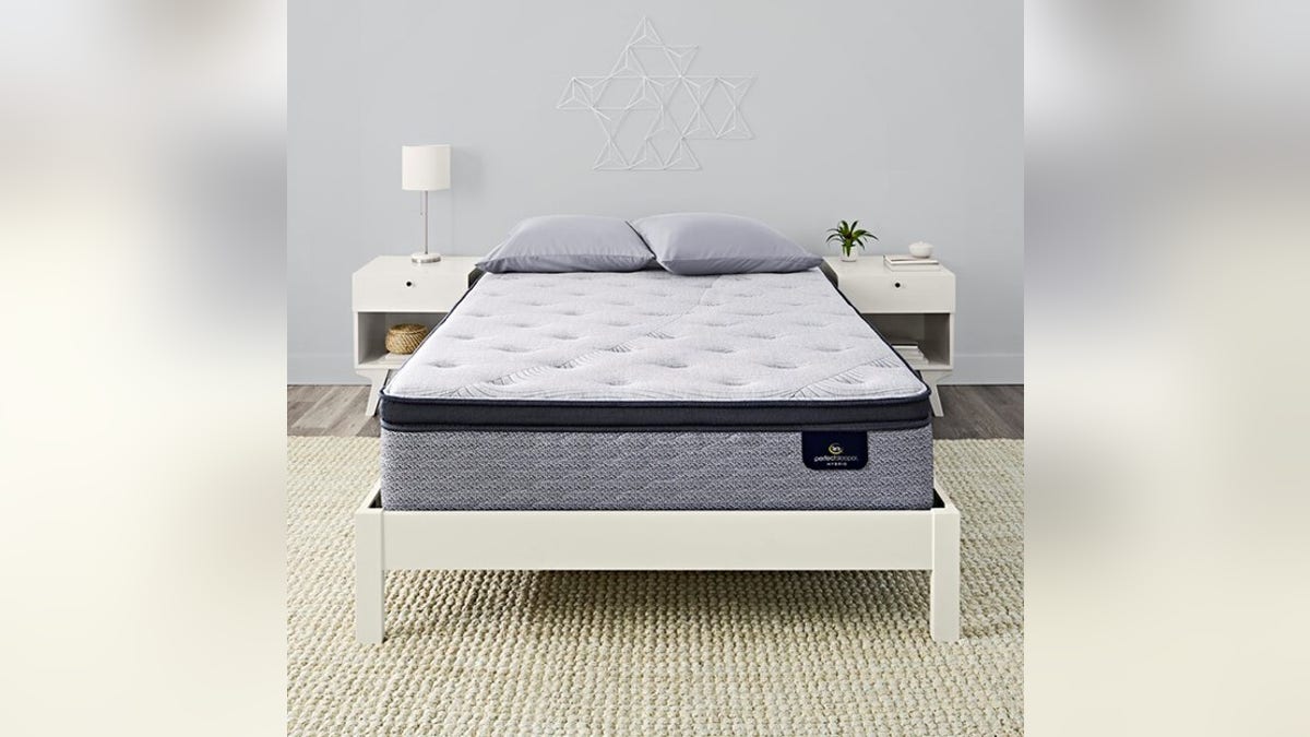 Sleep easy on a soft Serta mattress.
