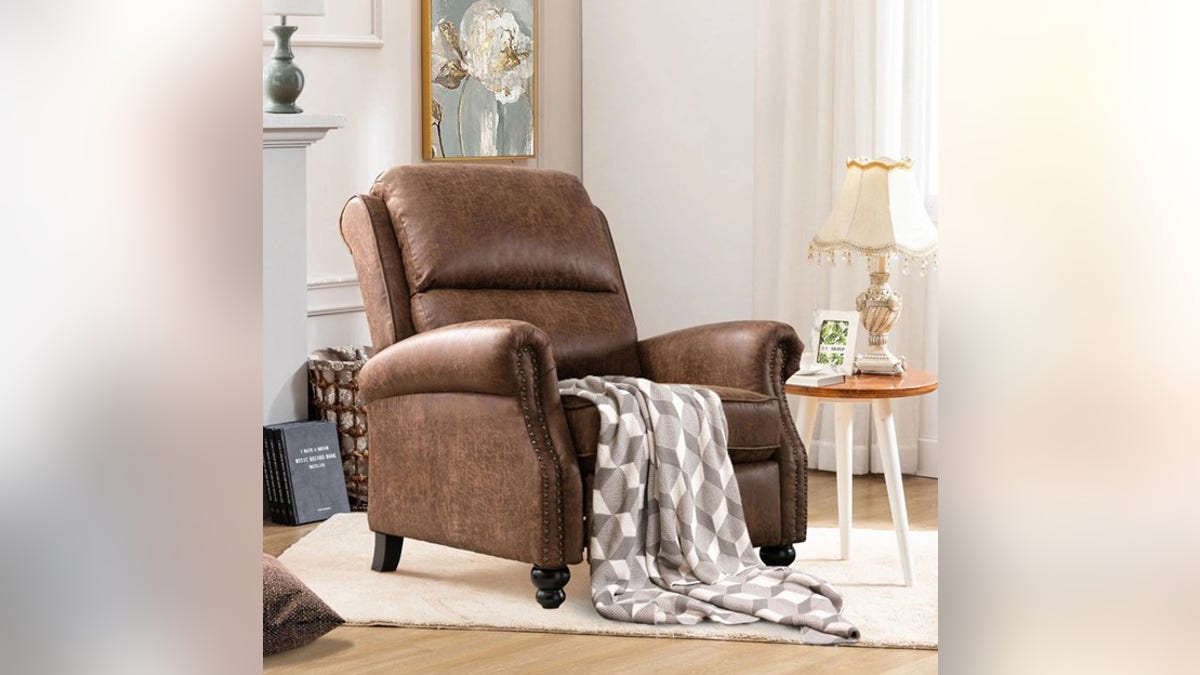 Recline in a stylish chair that'll look good in any living room.