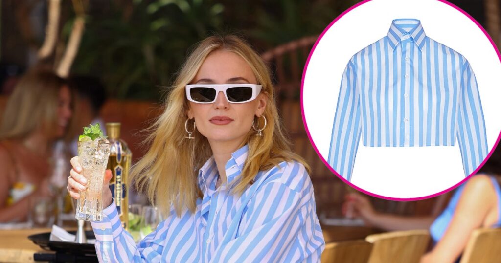 Sophie Turner’s Woera Cropped Set Makes Us Want to Have a Summer Slumber Party Right Now