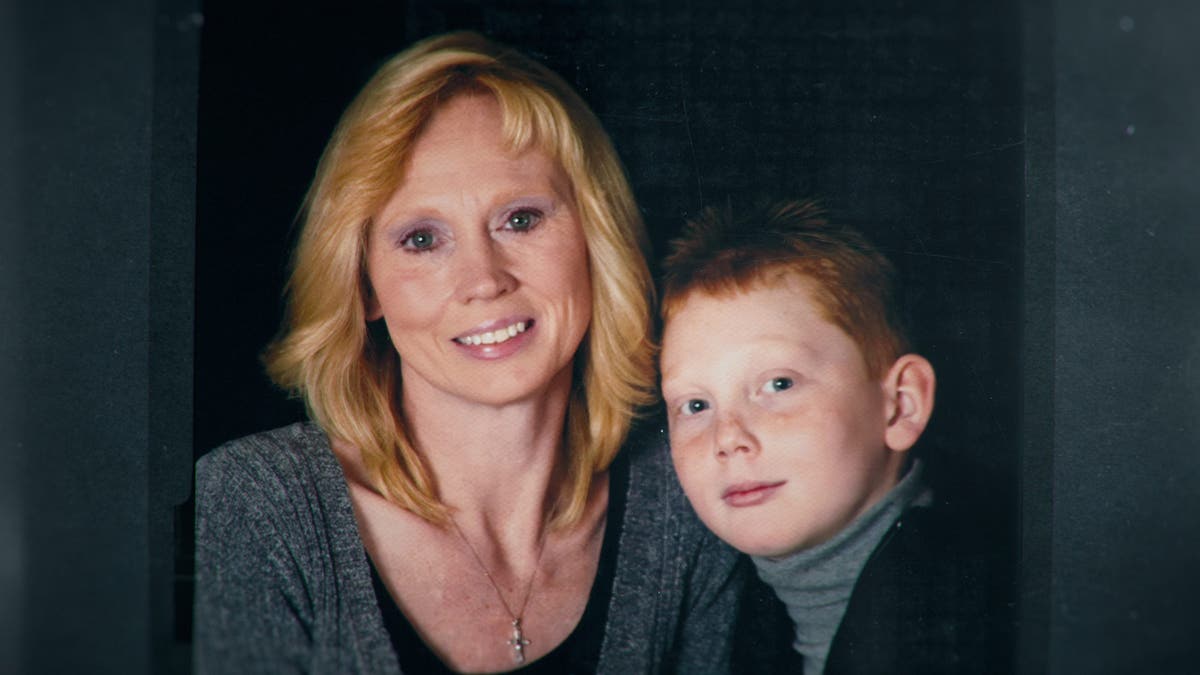 Tammy Fritz is pictured with her son, Christian
