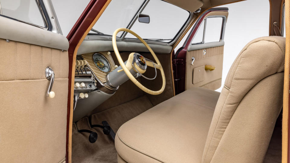 The interior of a 1948 Tucker '48.