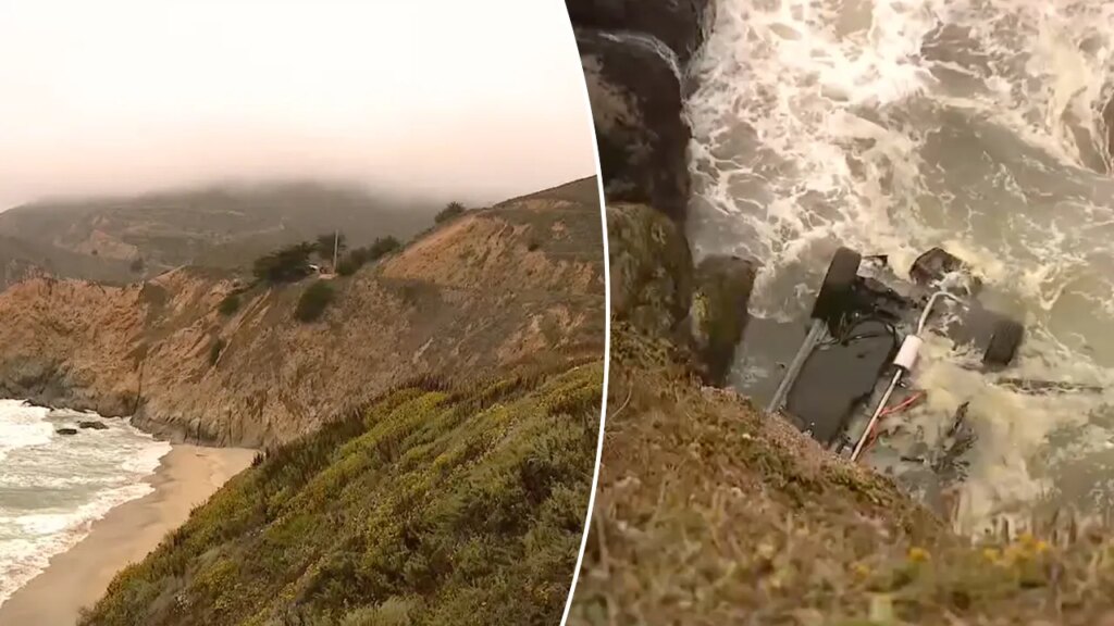 Car plunges over California’s Devil’s Slide cliff, 3 victims identified