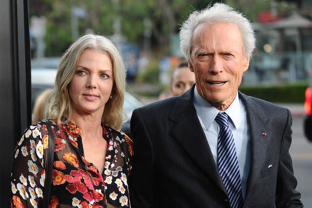 Jason LaVeris/FilmMagic Christina Sandera and Clint Eastwood in Los Angeles on Sept. 8, 2016