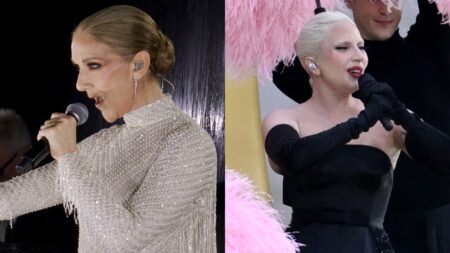 Céline Dion and Lady Gaga Grace the 2024 Olympics Opening Ceremony In Dior Couture