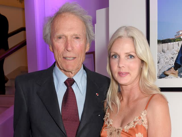 David M Benett/Dave Benett/Getty Clint Eastwood and Christina Sandera in Cap d'Antibes, France, on May 20, 2017