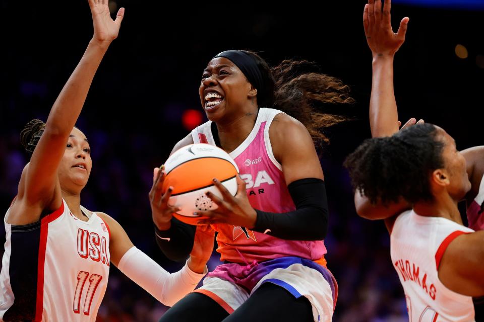 Arike Ogunbowale became the fourth player to earn more than one WNBA All-Star Game MVPs.