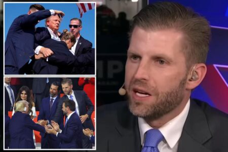 Eric Trump saw dad’s assassination attempt while watching TV with his kids