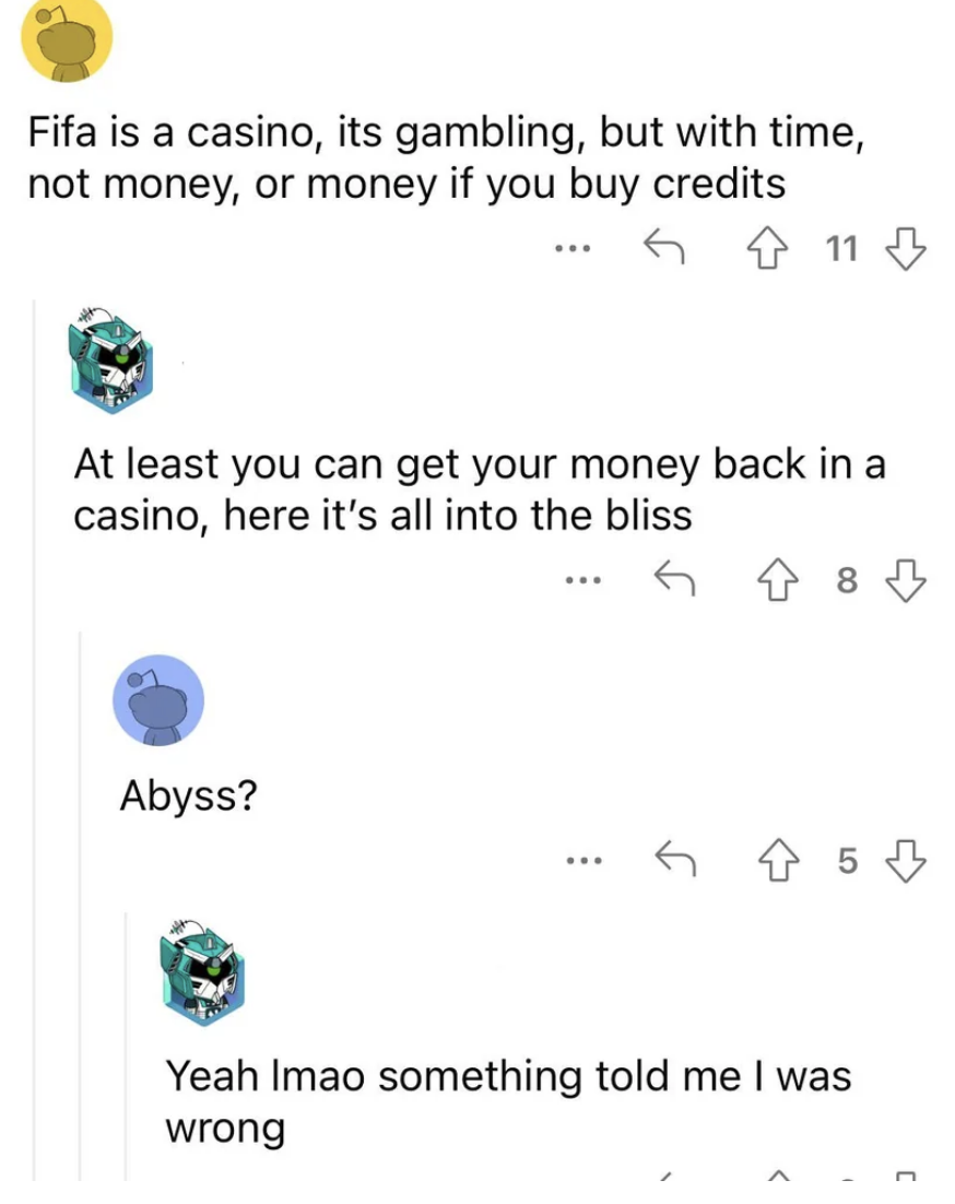 "something told me I was wrong"