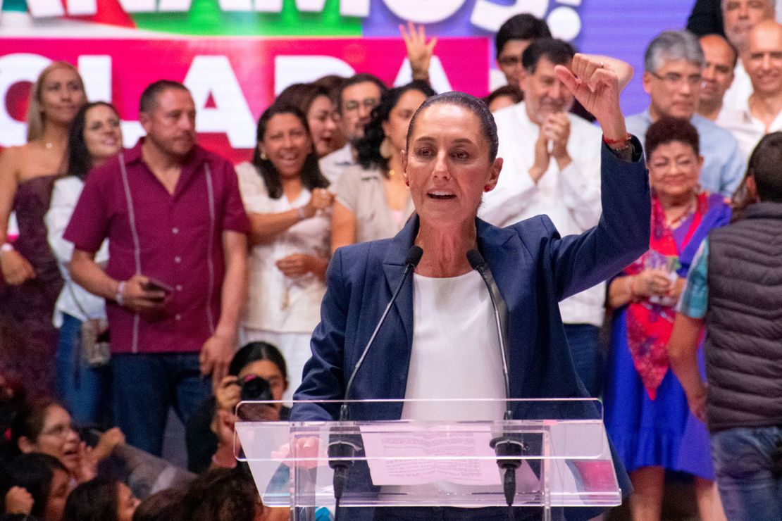 President-elect Claudia Sheinbaum Pardo of the