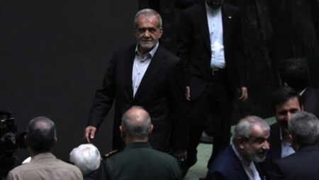 Iranian president Pezeshkian sworn in