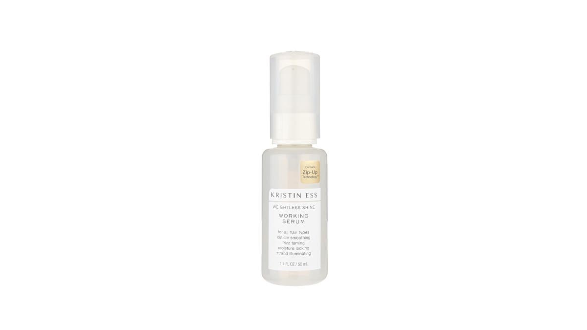 Try this serum to tame frizzy hair.