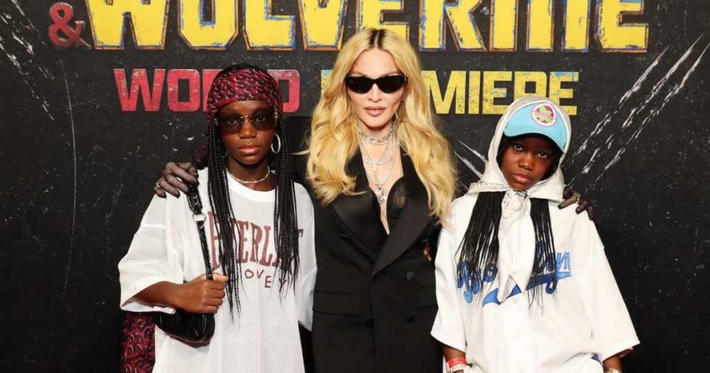 Madonna Brings 11-Year-Old Twins Stella and Estere to ‘Deadpool & Wolverine’ Red Carpet Premiere for char count
