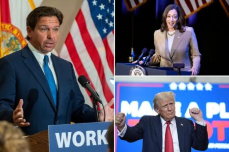 Ron DeSantis says media and Dems are ‘whitewashing’ Kamala Harris’ past to help her in presidential race