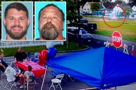 Moment makeshift firework explodes at NJ holiday party, leaving neighbor critically injured: ‘Like a wartime injury’