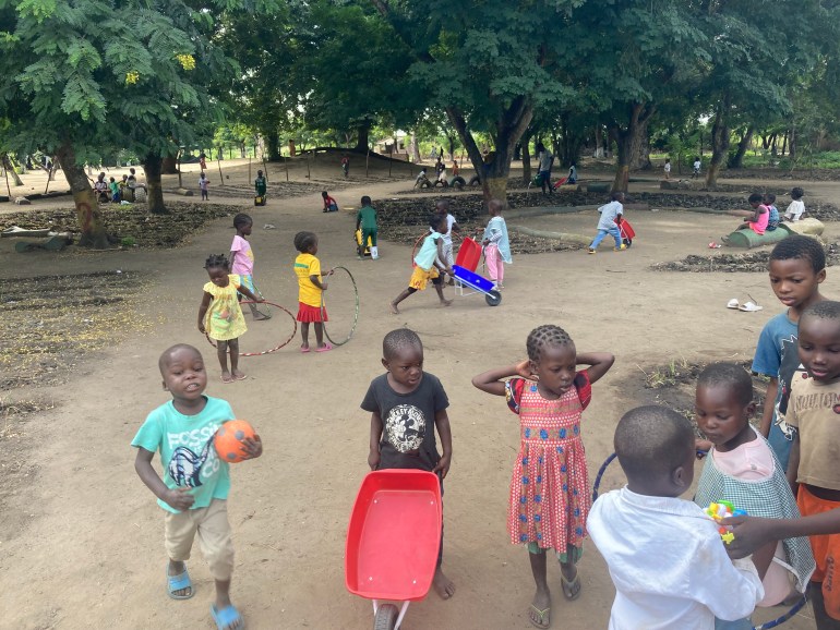 Preschool children in Mozambique