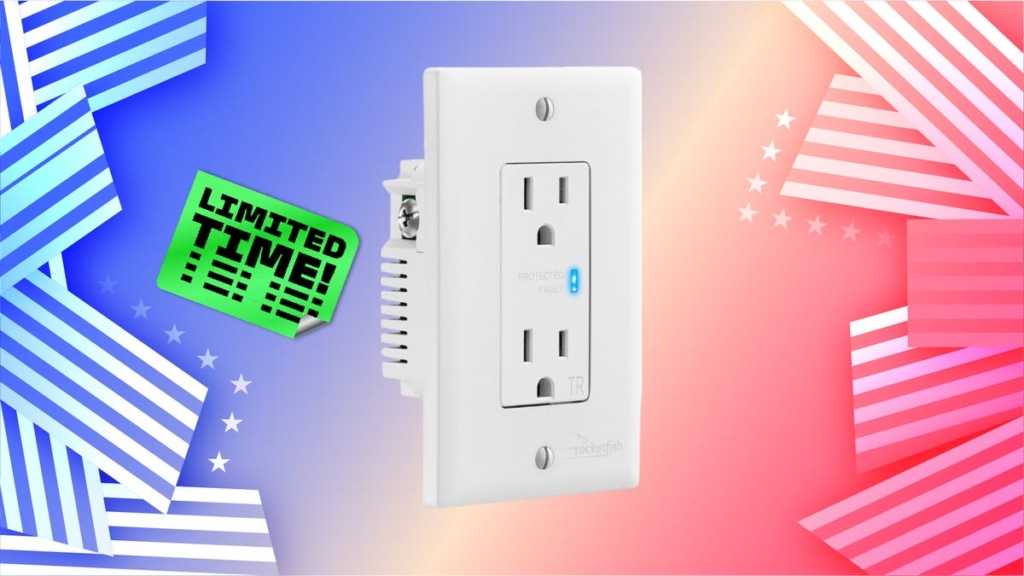 Best Buy’s July 4th Sale: Grab This $20 Rocketfish In-Wall Surge Protector While You Can