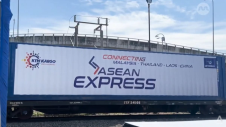New ASEAN Express cargo rail service spanning 4 countries expected to lower costs, open markets