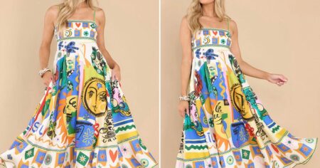 This Stunning Printed Summer Dress Is Just $15 at Walmart Right Now