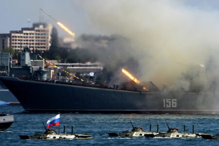 Ukraine’s Sea Drones Attack Russian Black Sea Fleet Base